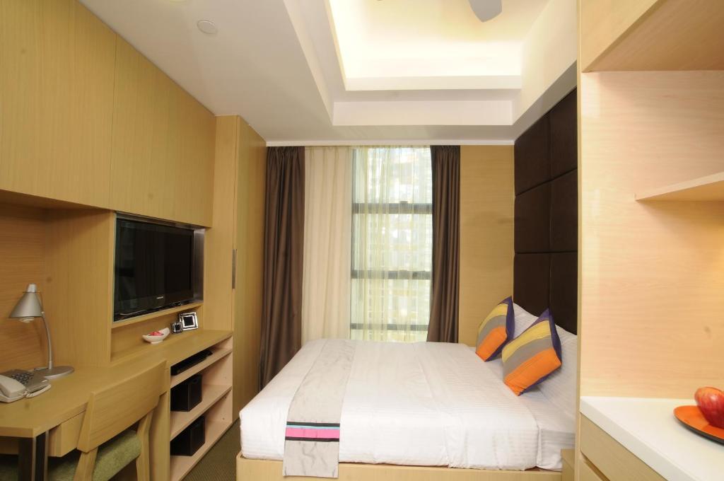 Causeway Corner Apart otel Hong Kong Oda fotoğraf