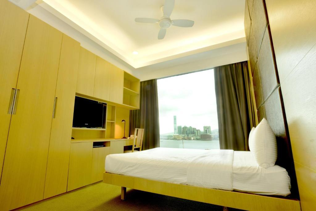 Causeway Corner Apart otel Hong Kong Oda fotoğraf